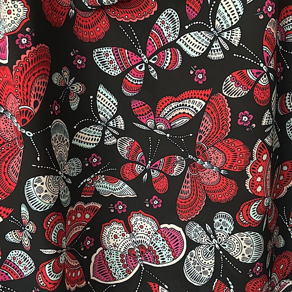Tommy Hilfiger Colorful Butterflies Sleeveless Blouse Shirt Top **Size S** 🦋🦋 - Picture 4 of 6